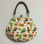 【お客様オーダー品】ハリネズミ がま口バッグ