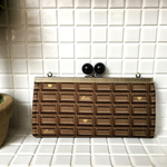 あめ玉ゲンコの板チョコがま口長財布