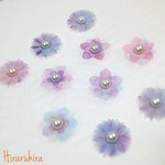 夢色小花＊ちょこんと立体シール