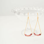 Pink Tourmaline chain Pierce(14kgf)
