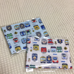 給食当番にもオススメ！電車マスク2枚組