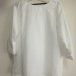 ダブルガーゼのＡラインブラウス