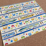 新幹線 クリーム色 ランチョンマット　ランチマット園児用25×30 ☆入園入学☆