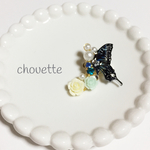 ＊*butterfly*＊イヤーカフblue