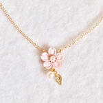 【特集掲載】桜の願いネックレス　∗つまみ細工∗