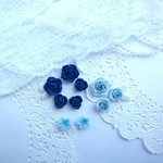 【薔薇パーツ＊《アクアブルー》】