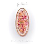 P ＊ flower ring oval
