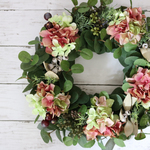 ユーカリ＆アジサイWreath