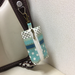 ソーダ色レース柄ランドセル用キーケース