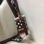 チョコレース柄ランドセル用キーケース