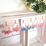 紫陽花ひとひらイヤリングorピアス no.2