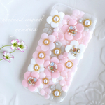 スマホケース♡大人可愛いお花のiPhoneケース