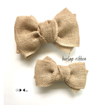 burlap ribbonのバレッタ♡BIGサイズ