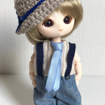 オビツ11  ボディ サイズ 服 サスペンダー ロンパース 男の子 ボーイッシュ 