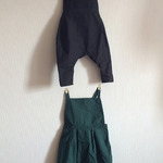 kidsタイプライタークロス　サロペット　 ●○ Antique　green ●○  80