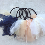 new! race×tulle hairgom★レースとチュールのエレガントなヘアゴム