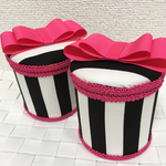 ストライプ♡綿棒ケース