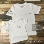 お名前入り  幸せ家族Tシャツ 親子リンクコーデ
