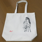 ひとふでがきのトートバッグ