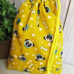 巾着袋(24cm×18cm)＊給食袋＊入園入学/通園通学【44-A】