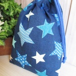 巾着袋(24cm×18cm)＊給食袋＊入園入学/通園通学【40-A】