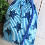 巾着袋(24cm×18cm)＊給食袋＊入園入学/通園通学【38-A】