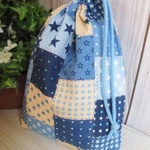 巾着袋(24cm×18cm)＊給食袋＊入園入学/通園通学【33-A】