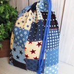 巾着袋(24cm×18cm)＊給食袋＊入園入学/通園通学【32-A】
