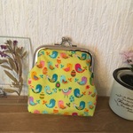 可愛い小鳥🐣さんのがま口財布👛