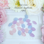 再販⭐️Pale Color Diamond Acrylbeads＊24pcs＊アクリル 菱形 パステル