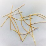 Tピン40mm x0.7mm 約300本 色：金 / ゴールド