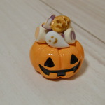 送料無料♪　お菓子をのせたジャックオーランタン♪