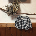 ブロックチェックのかぼちゃパンツ