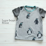 80サイズ★毎日着たいペンギンTシャツ