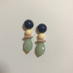 カボション 大ぶりピアス