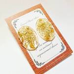 【 再再販】大人可愛い押し花レジンピアス