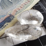 《気まぐれセール♪》天然水晶ドロップ♪現品販売♪磨き済み裸石♪ブラジル産♪No.00759