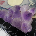 《気まぐれセール♪》10個セット現物売り♪天然アメジストシード♪チベット産紫水晶♪ノンホール♪No.00760