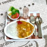 再販×３ ミニチュア🍛小さなカレーライスセット