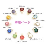 aikoさま 専用ページです♡誕生石　単品
