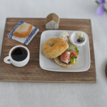 休日ブランチ ローストビーフのベーグルセット B