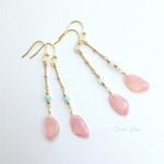 オーダー品   ♡桜貝のピアス、イヤリング変更