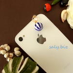 saly☆かわいいビー玉☆イヤホンジャック