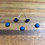 深青マーブル 一粒ピアス