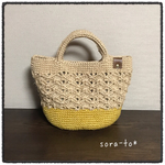 麻バッグ♪　No.218