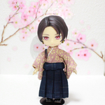 オビツ11 袴 着物 桜 桃