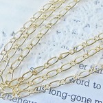 *フィガロチェーン　金色　長さ2ｍ　ゴールド　ネックレスに