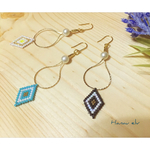 ネイティブ × 大人ドロップピアス