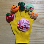 ♡新作♡ 手袋シアター☆りんごがコロコロ☆