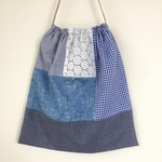 大人の着替え袋 リバティ パッチワーク『１点もの』